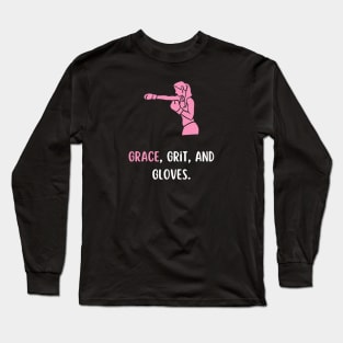 grace, grit gloves dark Long Sleeve T-Shirt